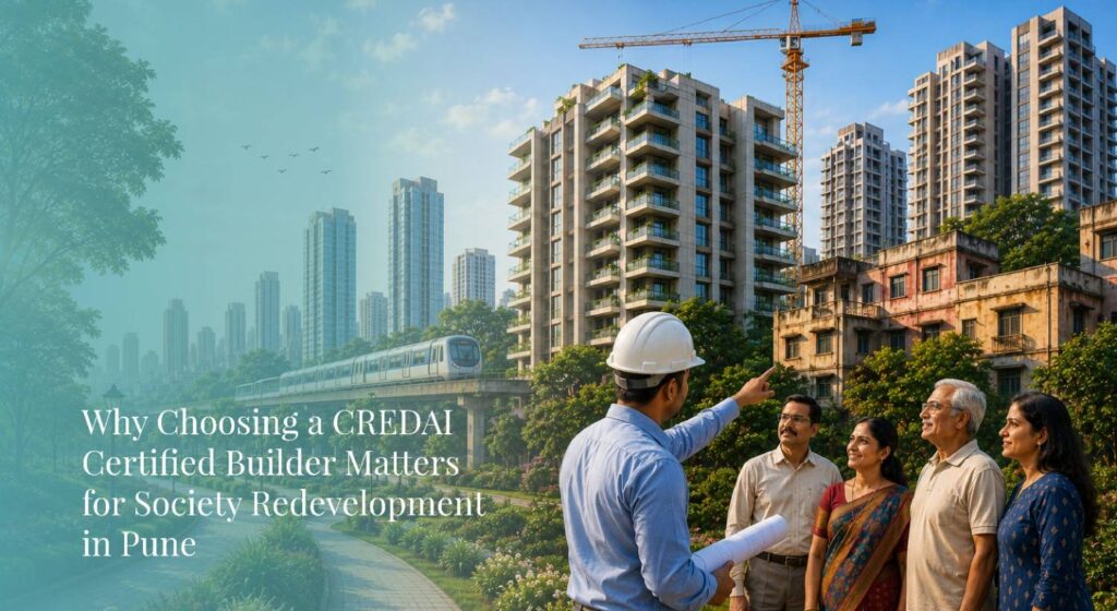 Why Choosing a CREDAI Certified Builder Matters for Society Redevelopment in Pune