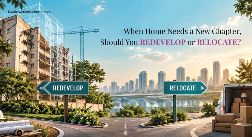 When Home Needs a New Chapter, Should You Redevelop or Relocate?